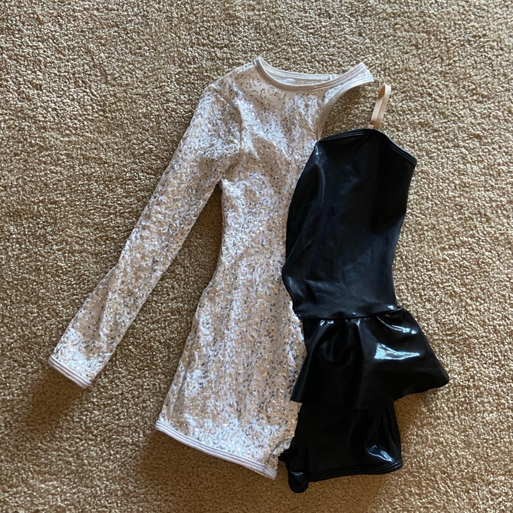 Curtain Call Sequined Leotard With Shorts